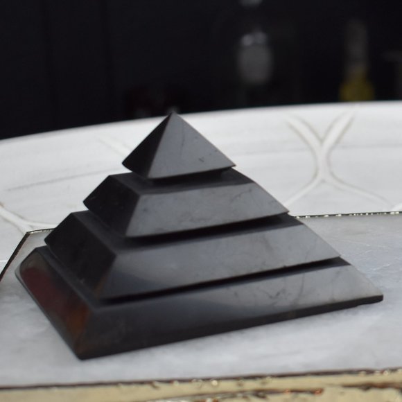 Natural Shungite Sakkara Pyramid